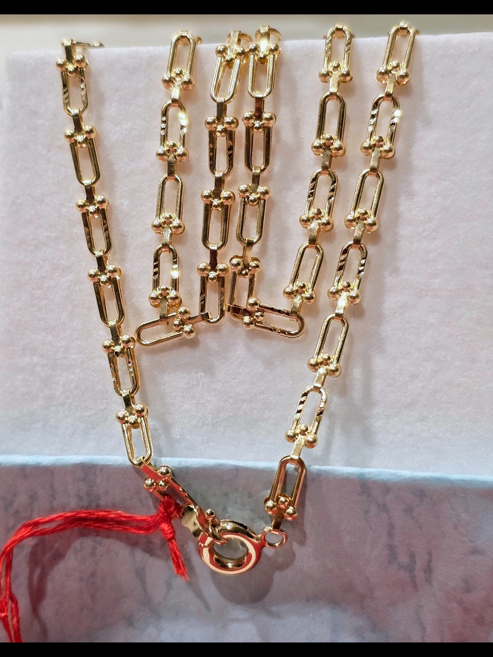 💠✨️18K Real Gold Micro Link Necklace✨️💠